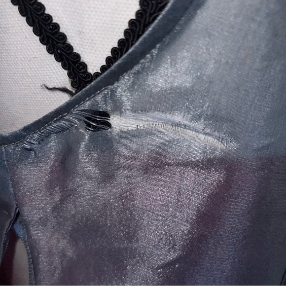 True Vintage 1950s Fit n Flare Halter Dress Full Swing Rockabilly. Size XS/S - Picture 9 of 10